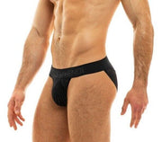 Modus Vivendi Tanga Briefs Tiffany's Velvet Low-Rise Brief Black 12013 29 - SexyMenUnderwear.com