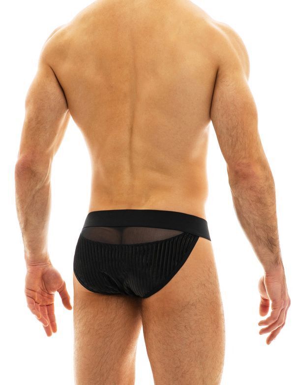 Modus Vivendi Tanga Briefs Tiffany's Velvet Low-Rise Brief Black 12013 29 - SexyMenUnderwear.com