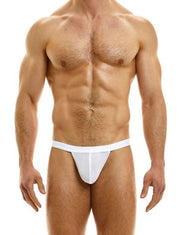 MODUS VIVENDI Thong Muslin T-String With Double Layered Pouch White 36 - SexyMenUnderwear.com