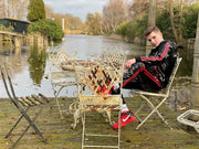 MR. RIEGILLIO PVC Tracksuit Jacket hoodies Drawstring Glossy Black & Red Stripes - SexyMenUnderwear.com