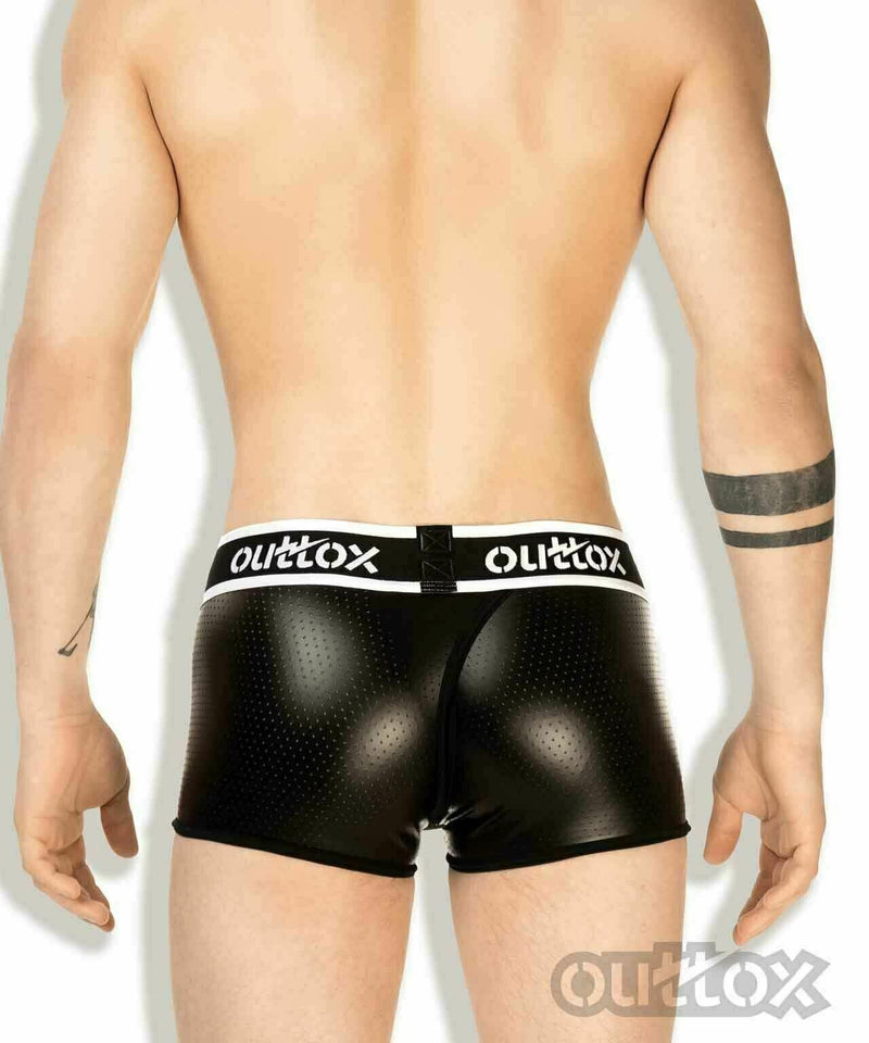 OUTTOX By Maskulo Boxer-Shorts Wrapped Rear Trunk Fetish White TR141-90 4 - SexyMenUnderwear.com