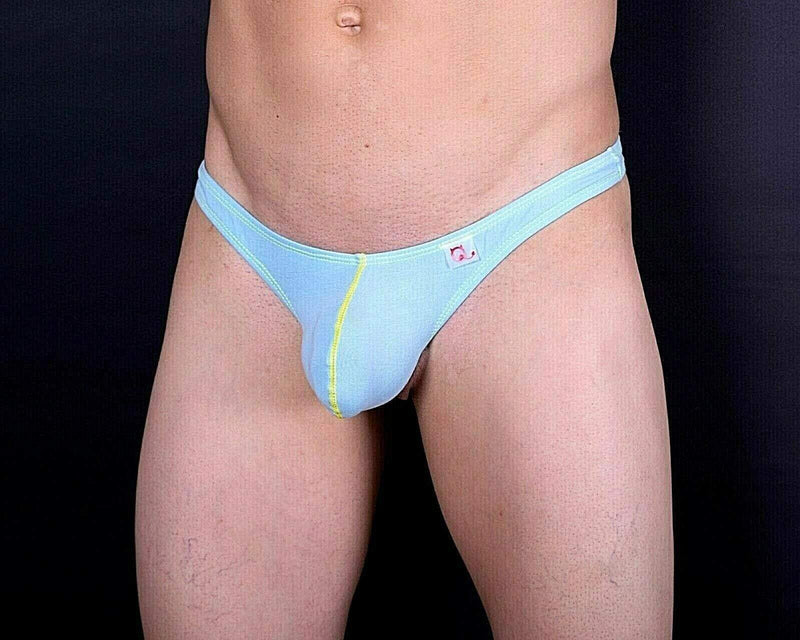 PetitQ Sexy Mens Thongs G String French Design Blue 180607 MX2 - SexyMenUnderwear.com