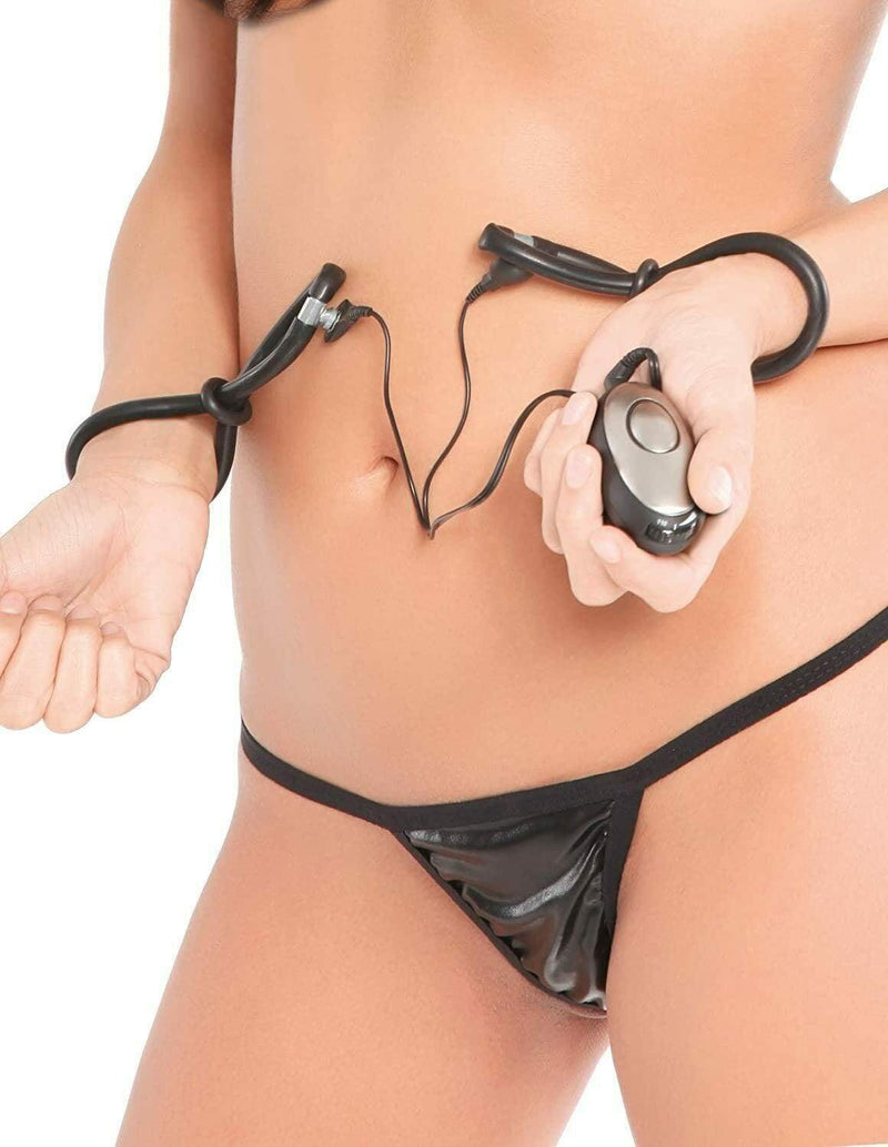 Pipedream Shock Therapy Fetish Electrostim Loops Adjustable genitals and wrist - SexyMenUnderwear.com