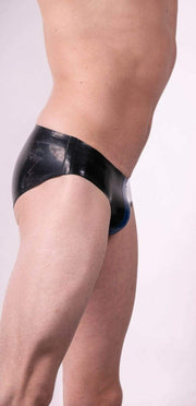 Polymorphe Latex Brief Rubber Slip Underwear Natural Blue Royal UN-015E 2 - SexyMenUnderwear.com