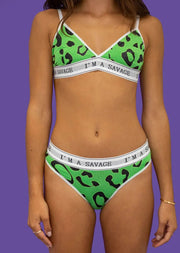 POP Bamboo Underwear Women J-String 'I'M A SAVAGE' Girls Panties Quick-Dry 3 - SexyMenUnderwear.com