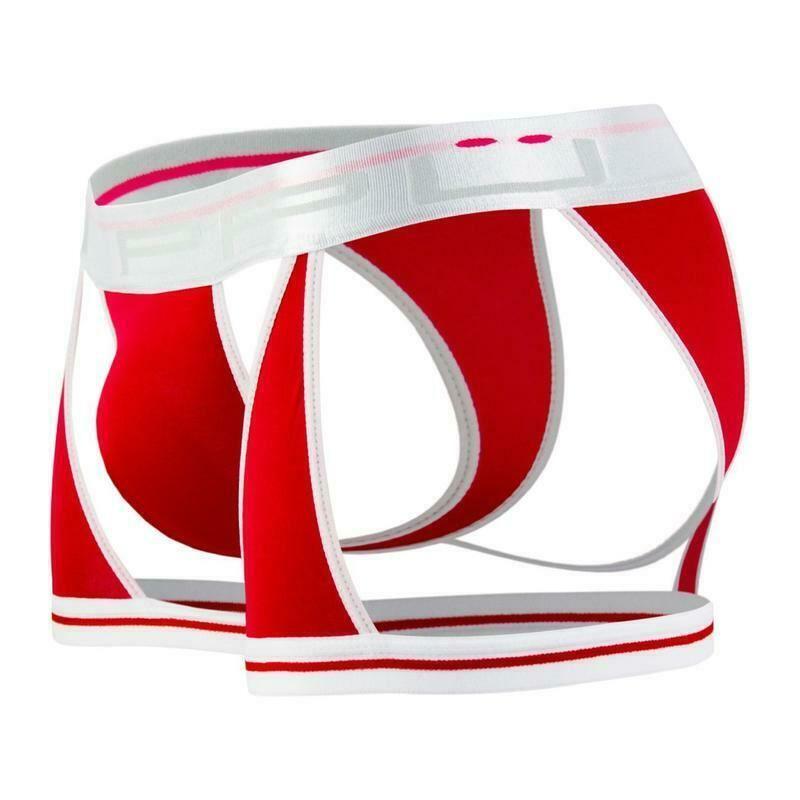 PPU Multi Brief Jockstrap Combo Unique Sexy Men's Lingerie RED 1806 MX1 - SexyMenUnderwear.com