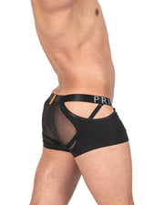 PRIVATE STRUCTURE Alpha Low Waist Mesh Built-In Jockstrap Black 4420 - SexyMenUnderwear.com