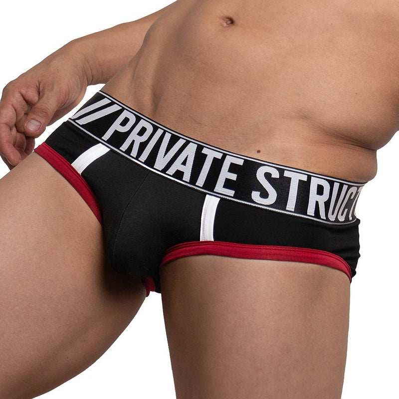 Private Structure Athlete brief black 4186 51A - SexyMenUnderwear.com