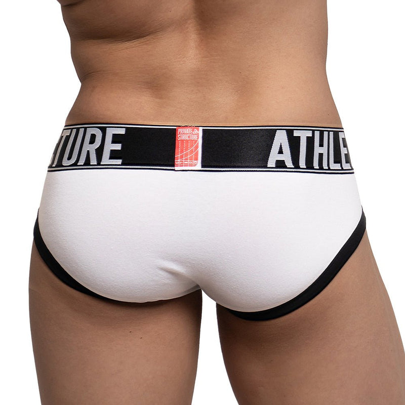 Private Structure Athlete Brief White 4186 51A - SexyMenUnderwear.com