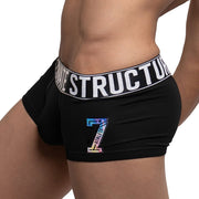 Private Structure Athlete Trunk Boxer Black 4196 63A - SexyMenUnderwear.com