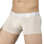 PRIVATE STRUCTURE Bamboo Boxer Viscose Mid-Waist Trunk Bleached Sand 4379 - SexyMenUnderwear.com