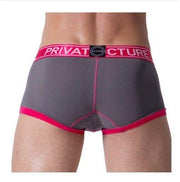 Private Structure Boxer Brief Soho Luminous Trunk Berry Grey 3680 14 - SexyMenUnderwear.com