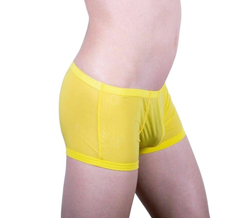 Private Structure Boxer Color Peel Trunk Yellow 1798 19 - SexyMenUnderwear.com
