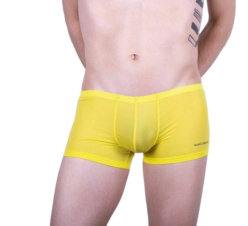 Private Structure Boxer Color Peel Trunk Yellow 1798 19 - SexyMenUnderwear.com