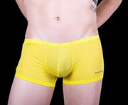Private Structure Boxer Color Peel Trunk Yellow 1798 19 - SexyMenUnderwear.com
