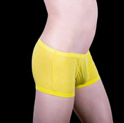 Private Structure Boxer Color Peel Trunk Yellow 1798 19 - SexyMenUnderwear.com