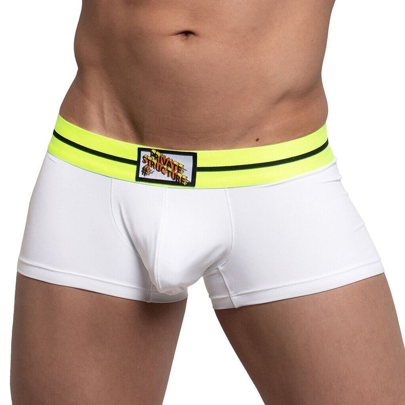 Private Structure Boxer Trunk Micro Maniac Smooth & Stretchy Boxer White 4178