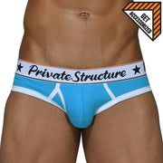Private Structure Brief Classic Bamboo Mini Briefs Sky Blue 4069