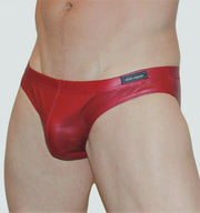 Private Structure Brief Desire Glaze Bikini Cut Briefs Blood Red 3553 70