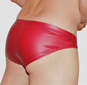 Private Structure Brief Desire Glaze Bikini Cut Briefs Blood Red 3553 70