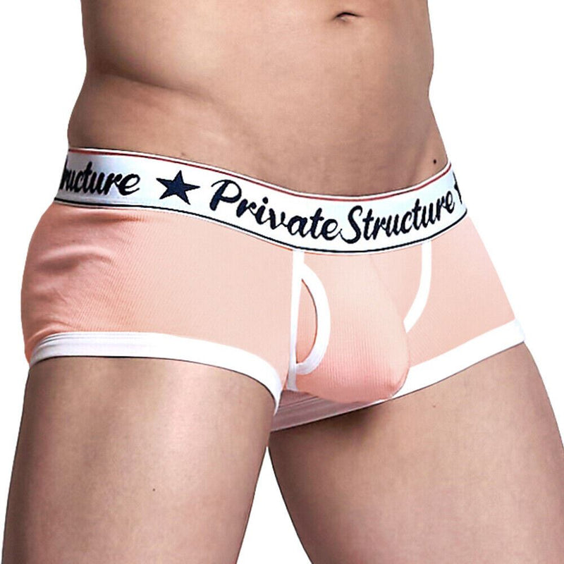 Private Structure Classic Bamboo Boxer Trunks Body-Defining Fit Baby Blush 4070