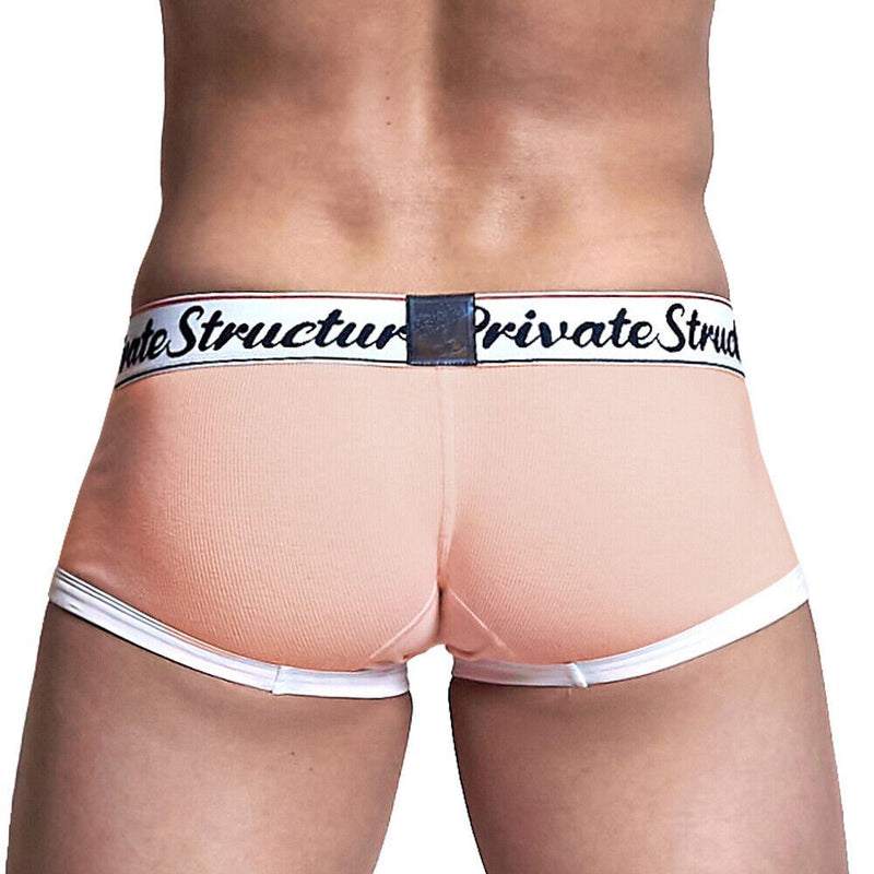 Private Structure Classic Bamboo Boxer Trunks Body-Defining Fit Baby Blush 4070