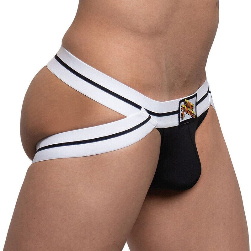 Private Structure Jockstrap Micro Maniac Elastics Smooth Black Jock 4180