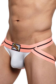 Private Structure Jockstrap Micro Maniac White Elastics Smooth Jock 4180