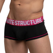 Private Structure MO Lite Boxer Black Pink 4103 92