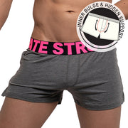 Private Structure Modality Lounge Shorts Inner Bulge dk melange pink 4183 92