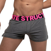 Private Structure Modality Lounge Shorts Inner Bulge dk melange pink 4183 92