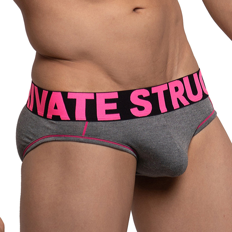 Private Structure Modality Mini Briefs Micro Modal Brief Melange/Magenta 63