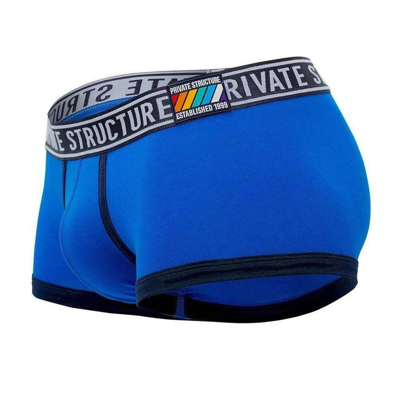 Private Structure Private Structure Boxer Pride Trunk Low Rise Underwear Freedom Blue 4020 45