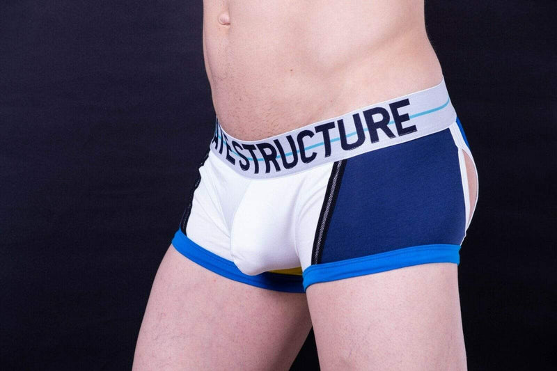 Private Structure Private Structure Boxer Trunk Momentum-Orange White 3859 38