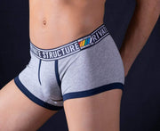 Private Structure Private Structure Boxers Trunks PRIDE Gay Low Rise Underwear Grey 4020 45
