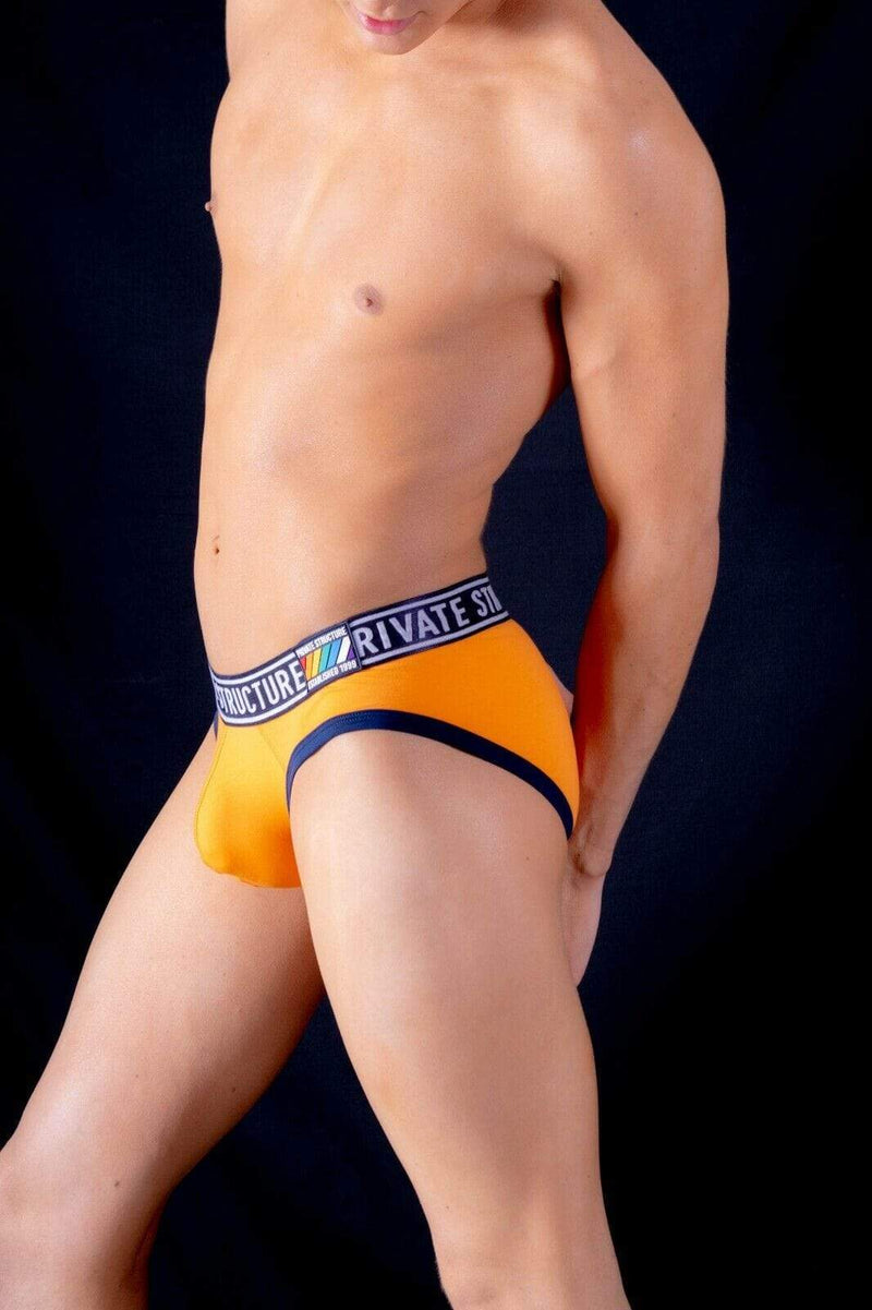 Private Structure Private Structure Briefs Pride Mini Slip Low Rise Underwear Orange 4019 47