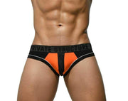 private structure Private Structure Mens Slip Platinum Micro Modal Mini Briefs Orange 3784 1