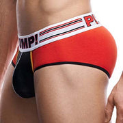 PUMP! Brief Circuit Cotton Mesh Ochre Piping Cup E-Racer Briefs 12068 P9