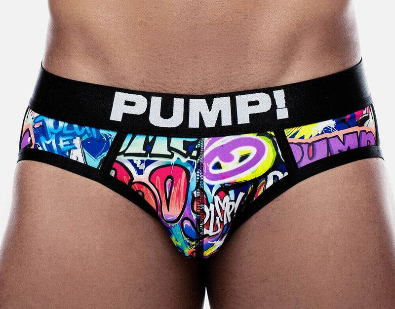 PUMP! Eco-Briefs DRIP From Graffiti Recycled Bottles Resistant Brief 12070