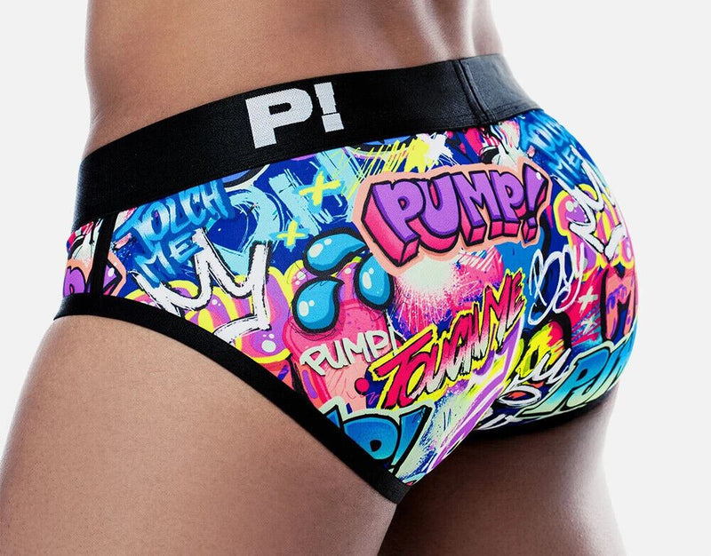 PUMP! Eco-Briefs DRIP From Graffiti Recycled Bottles Resistant Brief 12070