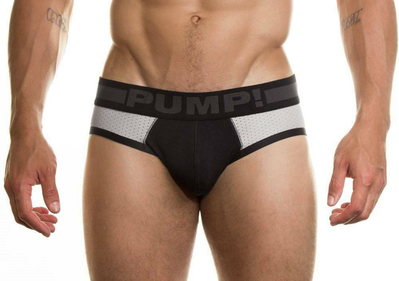 PUMP ! Slip Carbon Mesh Slip Slip Coton Athlétique Noir 12023 P38