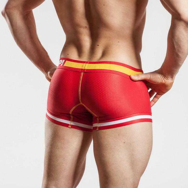 PUMP ! Flash Mesh Boxer TouchDown Sous-vêtements en coton Rouge 11046 P20