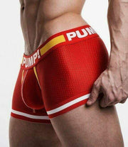 PUMP! M PUMP! Flash Mesh Boxer TouchDown Cotton Undies Red 11046 T6