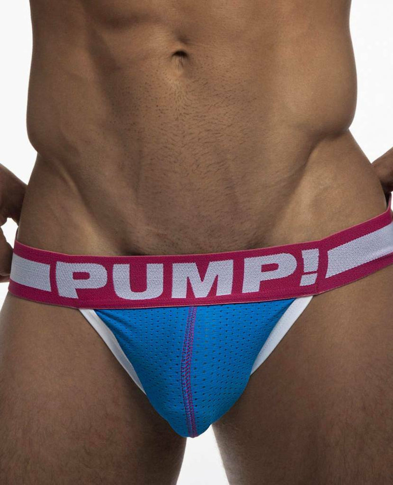 PUMP! Jock Sugar Rush Micro-Mesh Pouch Jockstrap Bleu Bébé 15026 40