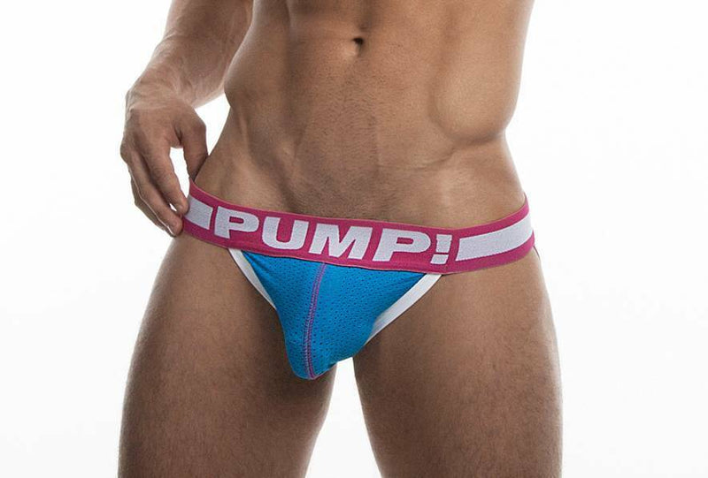 PUMP! Jock Sugar Rush Micro-Mesh Pouch Jockstrap Bleu Bébé 15026 40