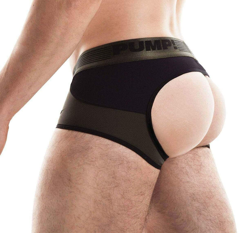 PUMP! Jock Access Trunk BottomLess Boxer Jockstrap BackLess Military 15033 6