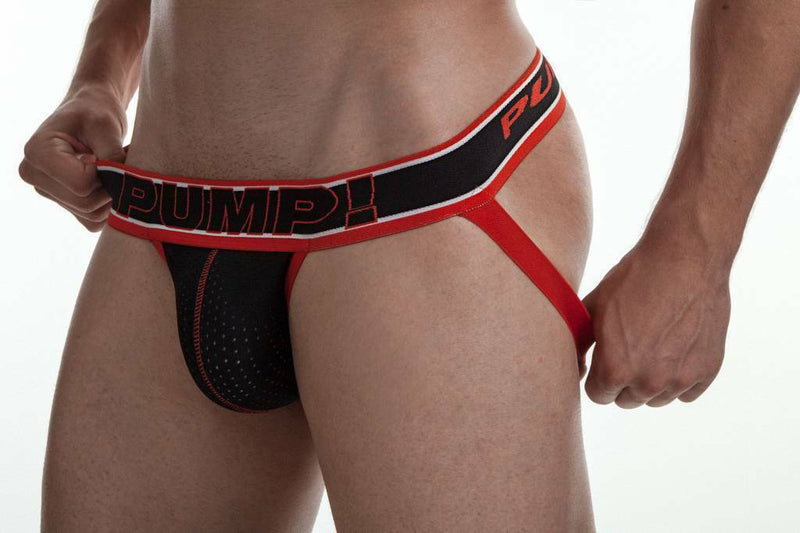PUMP ! Jock UpperCut Jockstrap Noir Maille 15029 11