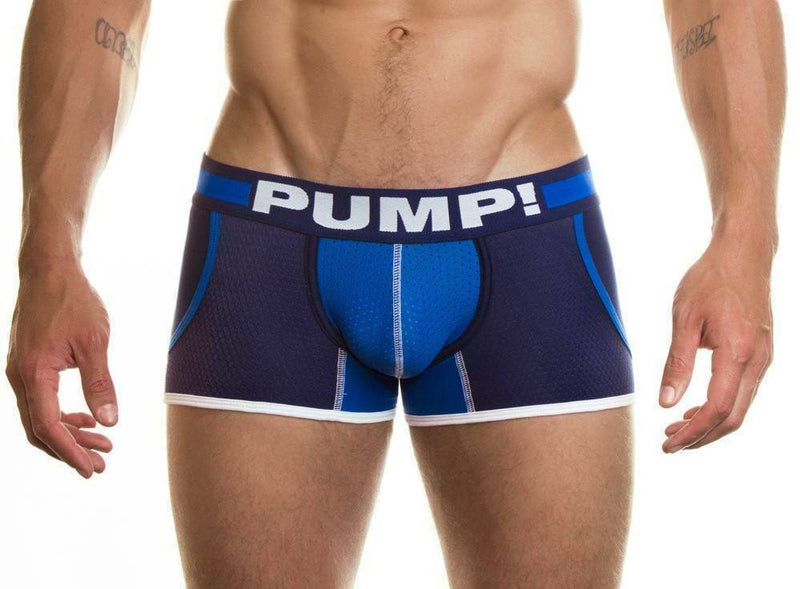 PUMP ! Jogger Titan Sport Boxer Micro Mesh Noir & Bleu 11035 P26