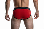 PUMP! PUMP! Scorpion Brief Red cotton athletic Slip Elastic 12024 28