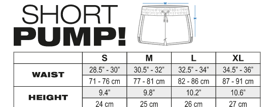 PUMP! Swim-Shorts Flexible Drawcord Quick-Dry Swimwear Coral 13003